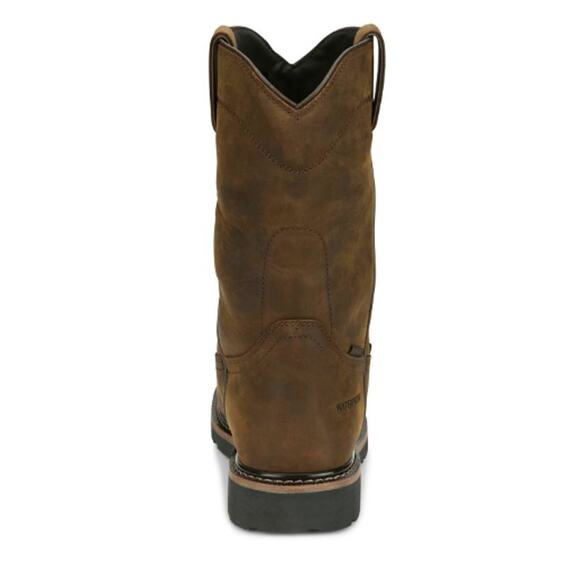 Justin Men\'s Brown Cowhide Pulley 10\